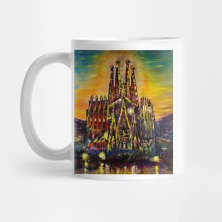 Barcelona. Sagrada Familia. Sunrise Mug